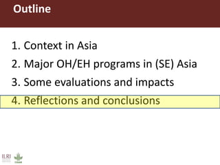 One Health and EcoHealth in Asia