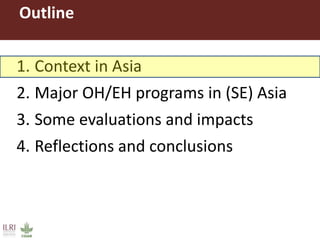One Health and EcoHealth in Asia