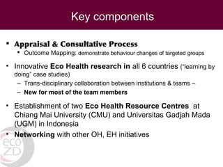 EcoHealth and One Health – Moving from concepts to implementation: “Learning by doing” through case studies