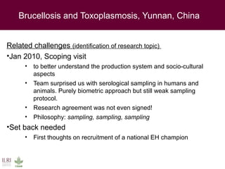 EcoHealth and One Health – Moving from concepts to implementation: “Learning by doing” through case studies