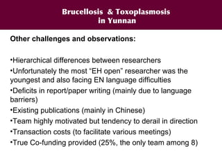 EcoHealth and One Health – Moving from concepts to implementation: “Learning by doing” through case studies