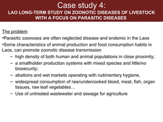 EcoHealth and One Health – Moving from concepts to implementation: “Learning by doing” through case studies