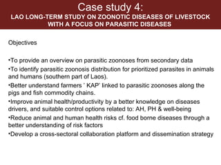 EcoHealth and One Health – Moving from concepts to implementation: “Learning by doing” through case studies