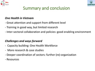 One Health in Vietnam: From training and research to policy
