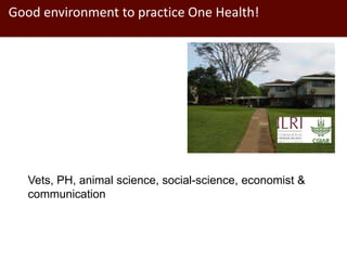 Ecohealth and One Health: Concept, applications and impact