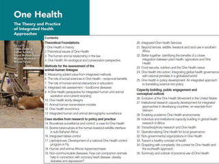 Ecohealth and One Health: Concept, applications and impact