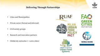 CGIAR research initiatives: One Health and Resilient Cities