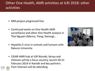 Regional symposium on pig research and ILRI One Health activities updates Q1 2019