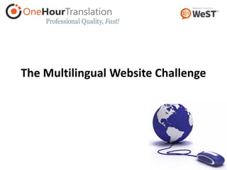 The Multilingual Website Challenge
 