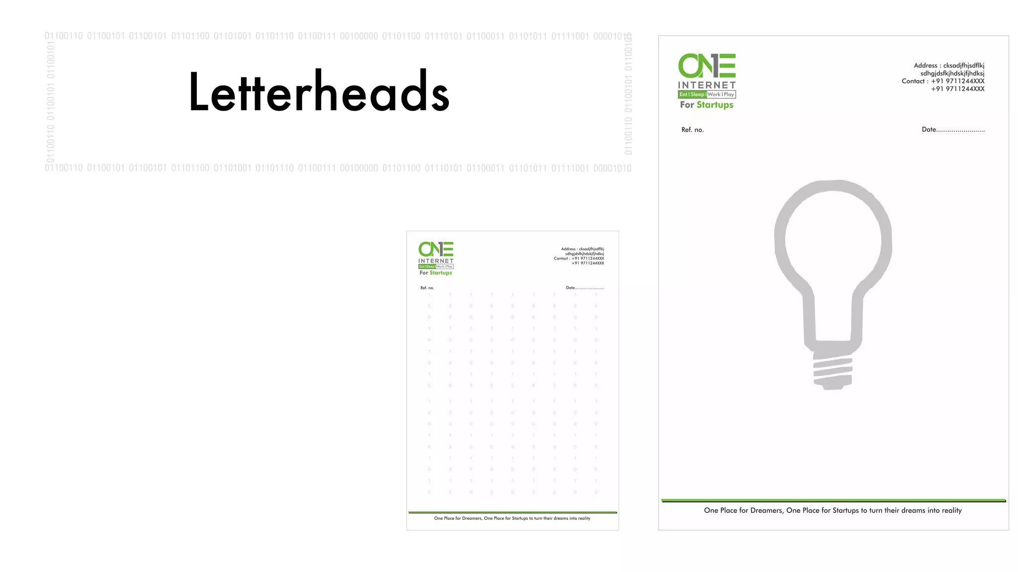 Letterheads
 
