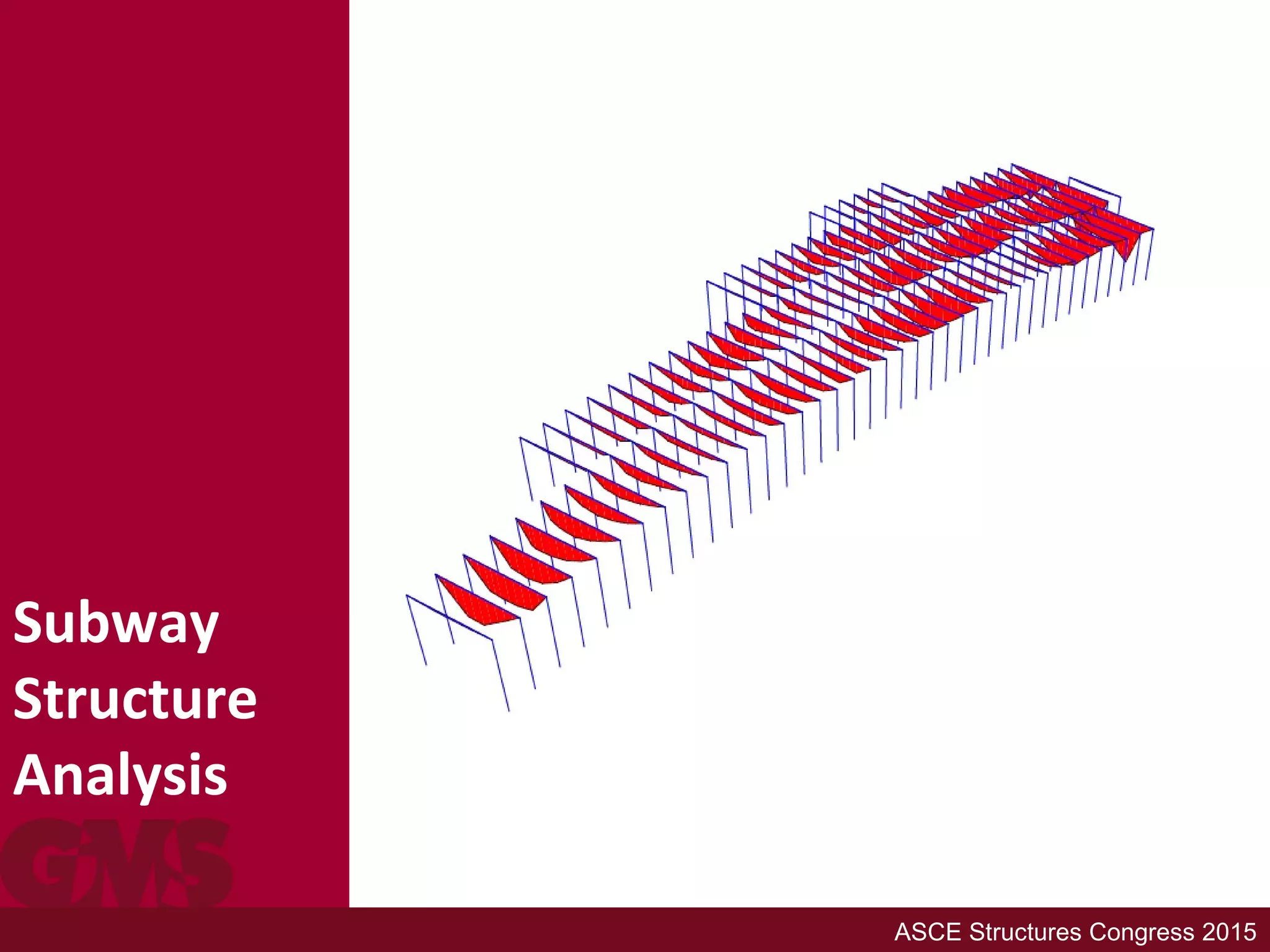 Subway
Structure
Analysis
ASCE Structures Congress 2015
 
