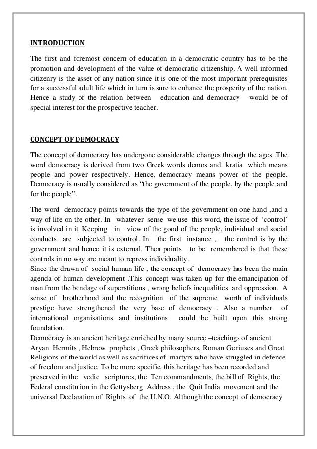 Activities to promote democratic values in school image