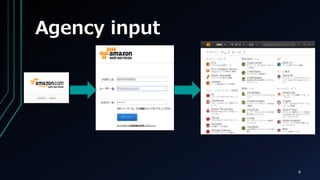 Agency input
6
 