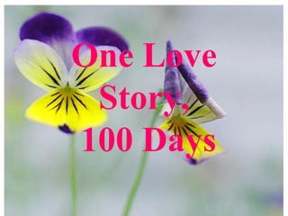 One Love
Story,
100 Days
 