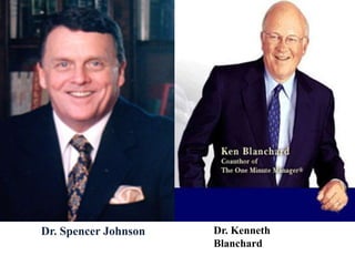 Dr. Kenneth
Blanchard
Dr. Spencer Johnson
 
