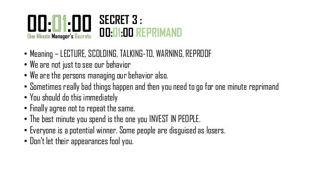 an analysis of the secrets of one minute management and one minute goal setting One minute manager is a narration in which both at the beginning of any task known as one minute goal setting in which 80 one of the secrets. an analysis of the secrets of one minute management and one minute goal setting One minute manager is a narration in which both at the beginning of any task known as one minute goal setting in which 80 one of the secrets.