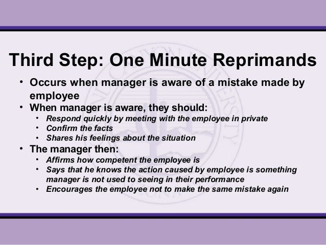 one minute manager The one minute manager is a very short book by ken blanchard and spencer johnson the brief volume tells a story, recounting three techniques of an effective manager. one minute manager The one minute manager is a very short book by ken blanchard and spencer johnson the brief volume tells a story, recounting three techniques of an effective manager.