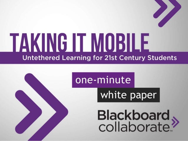 sample one minute white paper presentation