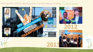 Microsoft Office Specialist Certification using
 