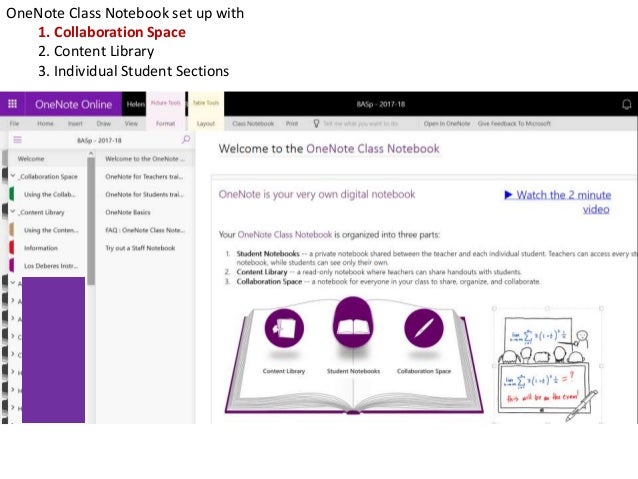 examples of onenote notebooks