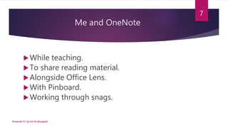 Learning Commons Onenote Using OneNote for Teaching and Learning | PPTX