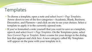 OneNote Overview | PPTX