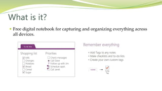 OneNote Overview | PPTX
