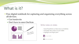 OneNote Overview | PPTX