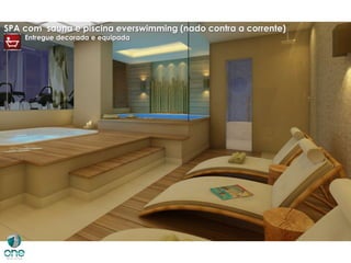 SPA com sauna e piscina everswimming (nado contra a corrente)
    Entregue decorada e equipada
 