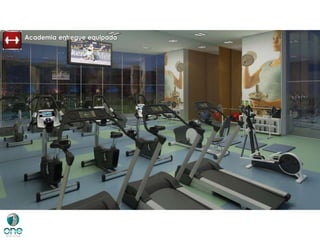 Academia entregue equipada
 