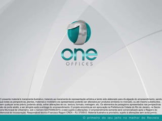 O primeiro do seu jeito no melhor do Recreio
O presente material é meramente ilustrativo, tratando-se meramente de representação artística e tendo sido elaborado para divulgação do empreendimento, sendo
que todas as perspectivas, plantas, materiais e mobiliário ora apresentados poderão ser alterados por produtos similares no mercado, ou até mesmo substituídos ,
sem qualquer aviso prévio, podendo ainda, sofrer alterações de cor, textura, formato, metragem, etc. Os elementos de paisagismo apresentados nas perspectivas
são de porte adulto, a ser atingido após a entrega do empreendimento. O projeto encontra-se em aprovação na Prefeitura da Cidade do Rio de Janeiro, na Secre-
taria Municipal de Urbanismo, sob o número 02/270095/2010, e está sujeito à alterações. O empreendimento somente será comercializado após o Registro do
Memorial de Incorporação. Responsável técnico Francisco Ragoni CREA – RJ 37059-D. Material ilustrativo e provisório, sujeito à alterações sem aviso prévio.
 