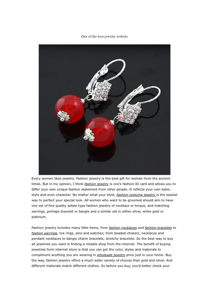 One of the best jewelry website