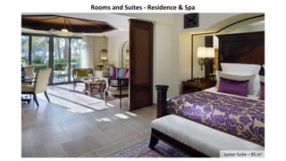 Rooms and Suites - Residence & Spa
Junior Suite – 85 m2
 
