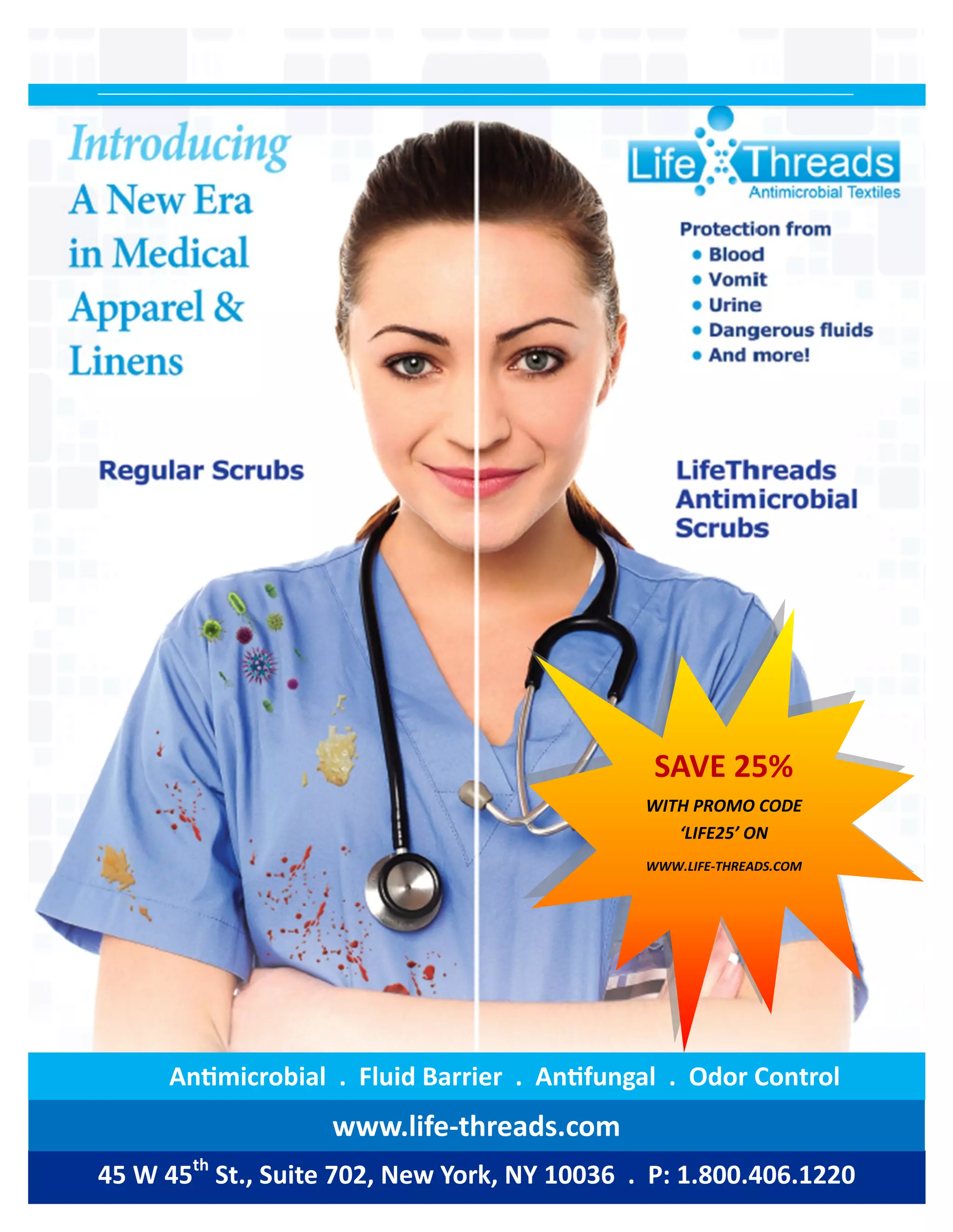 One Page Life25 Discount Flyer Life Threads PDF