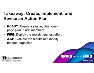 The One-Page Membership Recruitment Plan | PPT
