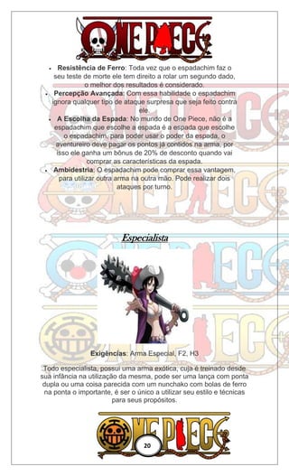 Espadas - One Piece RPG