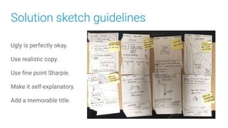 Design sprint facilitation deck