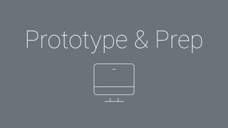 Design sprint facilitation deck