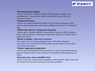 ONEPOINT FLIGHT API INTEGRATION | AIRLINE TICKET API | PPTX