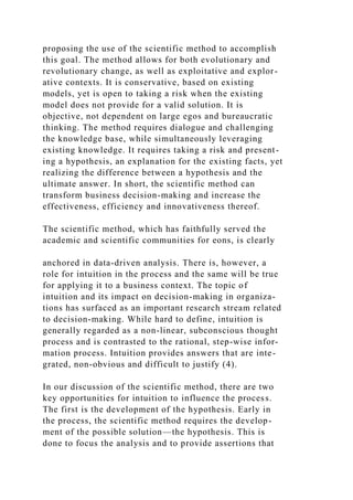 ONE POINT OF VIEWPaul N. Friga and Richard B. ChapasMA.docx