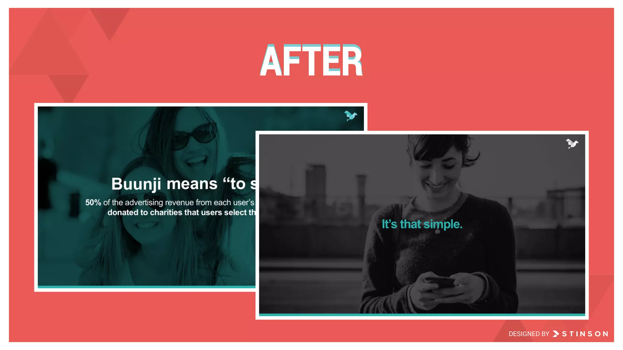 DESIGNED BY
AFTERAFTER