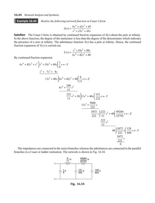 One port network synthesis, LC, RL and RC.pdf
