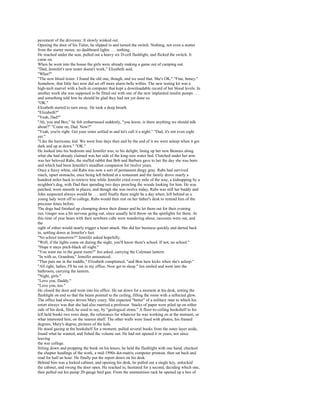 pavement of the driveway. It slowly winked out.
Opening the door of his Talon, he slipped in and turned the switch. Nothing, not even a stutter
from the starter motor, no dashboard lights . . . nothing.
He reached under the seat, pulled out a heavy six D-cell flashlight, and flicked the switch. It
came on.
When he went into the house the girls were already making a game out of camping out.
"Dad, Jennifer's new tester doesn't work," Elizabeth said.
"What?"
"The new blood tester. I found the old one, though, and we used that. She's OK." "Fine, honey."
Somehow, that little fact now did set off more alarm bells within. The new testing kit was a
high-tech marvel with a built-in computer that kept a downloadable record of her blood levels. In
another week she was supposed to be fitted out with one of the new implanted insulin pumps . . .
and something told him he should be glad they had not yet done so.
"OK."
Elizabeth started to turn away. He took a deep breath.
"Elizabeth?"
"Yeah, Dad?"
"Ah, you and Ben," he felt embarrassed suddenly, "you know, is there anything we should talk
about?" "Come on, Dad. Now?"
"Yeah, you're right. Get your sister settled in and let's call it a night." "Dad, it's not even eight
yet."
"Like the hurricane, kid. We went four days then and by the end of it we were asleep when it got
dark and up at dawn." "OK."
He looked into his bedroom and Jennifer was, to his delight, lining up her new Beanies along
what she had already claimed was her side of the king-size water bed. Clutched under her arm
was her beloved Rabs, the stuffed rabbit that Bob and Barbara gave to her the day she was born
and which had been Jennifer's steadfast companion for twelve years.
Once a fuzzy white, old Rabs was now a sort of permanent dingy gray. Rabs had survived
much, upset stomachs, once being left behind at a restaurant and the family drove nearly a
hundred miles back to retrieve him while Jennifer cried every mile of the way, a kidnapping by a
neighbor's dog, with Dad then spending two days prowling the woods looking for him. He was
patched, worn smooth in places, and though she was twelve today, Rabs was still her buddy and
John suspected always would be . . . until finally there might be a day when, left behind as a
young lady went off to college, Rabs would then rest on her father's desk to remind him of the
precious times before.
The dogs had finished up chomping down their dinner and he let them out for their evening
run. Ginger was a bit nervous going out, since usually he'd throw on the spotlights for them. At
this time of year bears with their newborn cubs were wandering about, raccoons were out, and
the
sight of either would nearly trigger a heart attack. She did her business quickly and darted back
in, settling down at Jennifer's feet.
"No school tomorrow?" Jennifer asked hopefully.
"Well, if the lights come on during the night, you'll know there's school. If not, no school."
"Hope it stays pitch-black all night."
"You want me in the guest room?" Jen asked, carrying the Coleman lantern.
"In with us, Grandma," Jennifer announced.
"That puts me in the middle," Elizabeth complained, "and Brat here kicks when she's asleep."
"All right, ladies, I'll be out in my office. Now get to sleep." Jen smiled and went into the
bathroom, carrying the lantern.
"Night, girls."
"Love you, Daddy."
"Love you, too."
He closed the door and went into his office. He sat down for a moment at his desk, setting the
flashlight on end so that the beam pointed to the ceiling, filling the room with a reflected glow.
The office had always driven Mary crazy. She expected "better" of a military man to which his
retort always was that she had also married a professor. Stacks of paper were piled up on either
side of his desk, filed, he used to say, by "geological strata." A floor-to-ceiling bookshelf to his
left held books two rows deep, the references for whatever he was working on at the moment, or
what interested him, on the nearest shelf. The other walls were lined with photos, his framed
degrees, Mary's degree, pictures of the kids.
He stood gazing at the bookshelf for a moment, pulled several books from the outer layer aside,
found what he wanted, and fished the volume out. He had not opened it in years, not since
leaving
the war college.
Sitting down and propping the book on his knees, he held the flashlight with one hand, checked
the chapter headings of the work, a mid-1990s dot-matrix computer printout, then sat back and
read for half an hour. He finally put the report down on his desk.
Behind him was a locked cabinet, and opening his desk, he pulled out a single key, unlocked
the cabinet, and swung the door open. He reached in, hesitated for a second, deciding which one,
then pulled out his pump 20-gauge bird gun. From the ammunition rack he opened up a box of
 