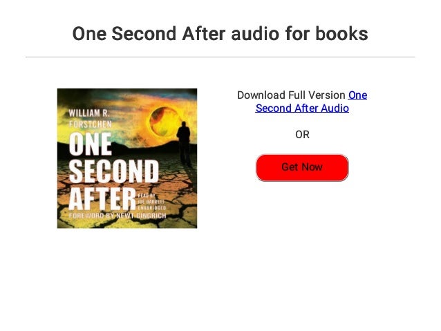 One Second After Audio For Books