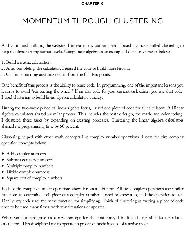 Homework help math clusters