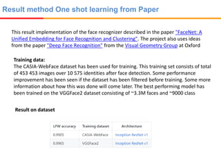One shot learning | PPTX