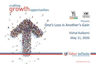 www.faberinfinite.comwww.faberinfinite.com
www.faberinfinite.com
Presents
One’s Loss Is Another’s Gain
Vishal Kulkarni
May 11, 2020
 