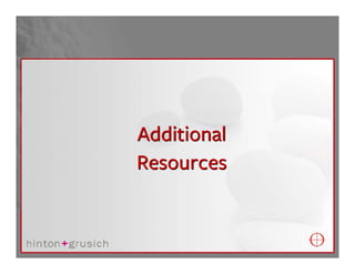 Additional
Resources
 