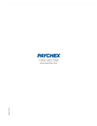 1-800-322-7292
                  w w w. p a y c h e x . c o m
159158 6/10 CT
 