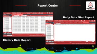 History Data Report
Daily Data Stat Report
Report Center
 